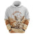 Fennec Fox Algeria Zip Hoodie Algerian Sahara - Wonder Print Shop