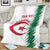 Custom Algeria Football Blanket Go The Greens