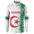 Custom Algeria Football Button Sweatshirt Go The Greens - Wonder Print Shop