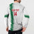 Custom Algeria Football Button Sweatshirt Go The Greens - Wonder Print Shop