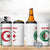 Custom Algeria Football 4 in 1 Can Cooler Tumbler Go The Greens - Wonder Print Shop