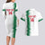 Custom Algeria Football Couples Matching Long Sleeve Bodycon Dress and Hawaiian Shirt Go The Greens - Wonder Print Shop