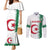 Custom Algeria Football Couples Matching Mermaid Dress and Long Sleeve Button Shirt Go The Greens