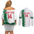 Custom Algeria Football Couples Matching Off Shoulder Short Dress and Long Sleeve Button Shirt Go The Greens - Wonder Print Shop