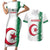 Custom Algeria Football Couples Matching Short Sleeve Bodycon Dress and Hawaiian Shirt Go The Greens - Wonder Print Shop