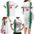 Custom Algeria Football Family Matching Long Sleeve Bodycon Dress and Hawaiian Shirt Go The Greens - Wonder Print Shop