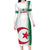 Custom Algeria Football Family Matching Long Sleeve Bodycon Dress and Hawaiian Shirt Go The Greens - Wonder Print Shop