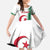 Custom Algeria Football Family Matching Off The Shoulder Long Sleeve Dress and Hawaiian Shirt Go The Greens - Wonder Print Shop