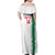 Custom Algeria Football Family Matching Off Shoulder Maxi Dress and Hawaiian Shirt Go The Greens - Wonder Print Shop