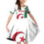 Custom Algeria Football Family Matching Off Shoulder Short Dress and Hawaiian Shirt Go The Greens - Wonder Print Shop