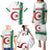 Custom Algeria Football Family Matching Puletasi and Hawaiian Shirt Go The Greens - Wonder Print Shop