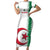 Custom Algeria Football Family Matching Short Sleeve Bodycon Dress and Hawaiian Shirt Go The Greens - Wonder Print Shop