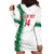 Custom Algeria Football Hoodie Dress Go The Greens - Wonder Print Shop