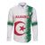 Custom Algeria Football Long Sleeve Button Shirt Go The Greens - Wonder Print Shop