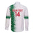 Custom Algeria Football Long Sleeve Button Shirt Go The Greens - Wonder Print Shop