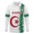 Custom Algeria Football Long Sleeve Polo Shirt Go The Greens - Wonder Print Shop