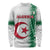 Custom Algeria Football Long Sleeve Shirt Go The Greens - Wonder Print Shop