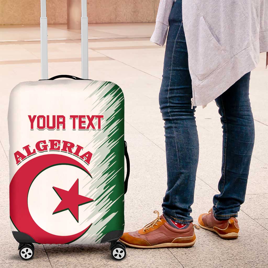 Custom Algeria Football Luggage Cover Go The Greens