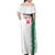 Custom Algeria Football Off Shoulder Maxi Dress Go The Greens - Wonder Print Shop