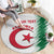 Custom Algeria Football Round Carpet Go The Greens