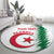 Custom Algeria Football Round Carpet Go The Greens