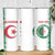 Custom Algeria Football Skinny Tumbler Go The Greens - Wonder Print Shop