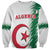 Custom Algeria Football Sweatshirt Go The Greens - Wonder Print Shop