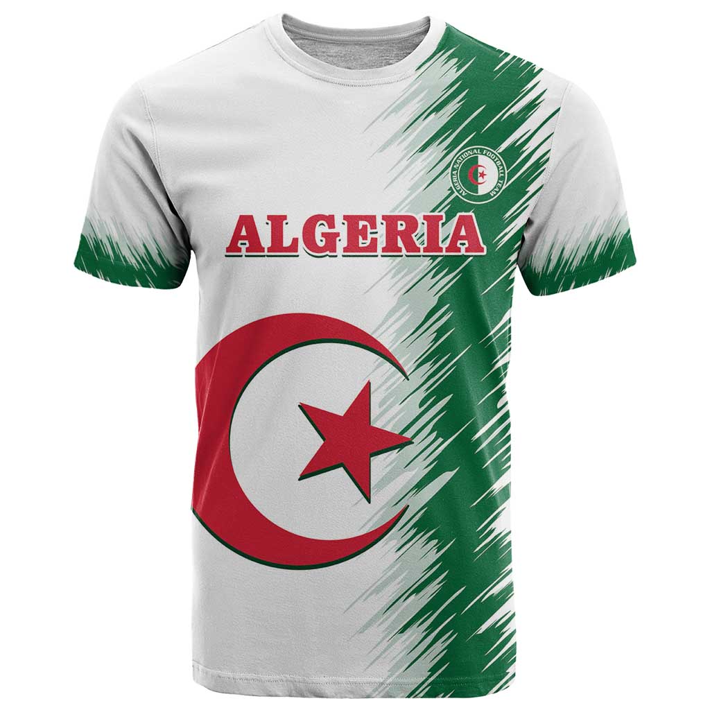 Custom Algeria Football T Shirt Go The Greens - Wonder Print Shop