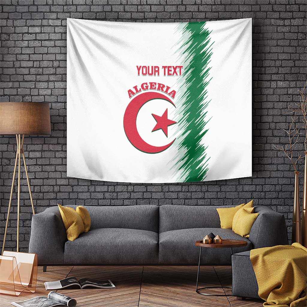 Custom Algeria Football Tapestry Go The Greens