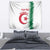 Custom Algeria Football Tapestry Go The Greens