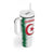 Custom Algeria Football Tumbler With Handle Go The Greens - Wonder Print Shop