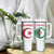 Custom Algeria Football Tumbler With Handle Go The Greens - Wonder Print Shop