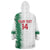 Custom Algeria Football Wearable Blanket Hoodie Go The Greens