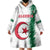 Custom Algeria Football Wearable Blanket Hoodie Go The Greens