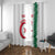 Custom Algeria Football Window Curtain Go The Greens - Wonder Print Shop