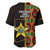 Ghana 1957 Baseball Jersey Independence Anniversary Kente Pattern