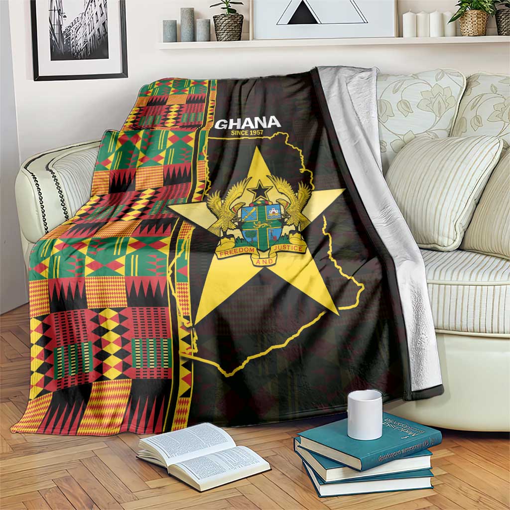 Ghana 1957 Blanket Independence Anniversary Kente Pattern