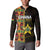 Ghana 1957 Button Sweatshirt Independence Anniversary Kente Pattern