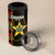 Ghana 1957 4 in 1 Can Cooler Tumbler Independence Anniversary Kente Pattern