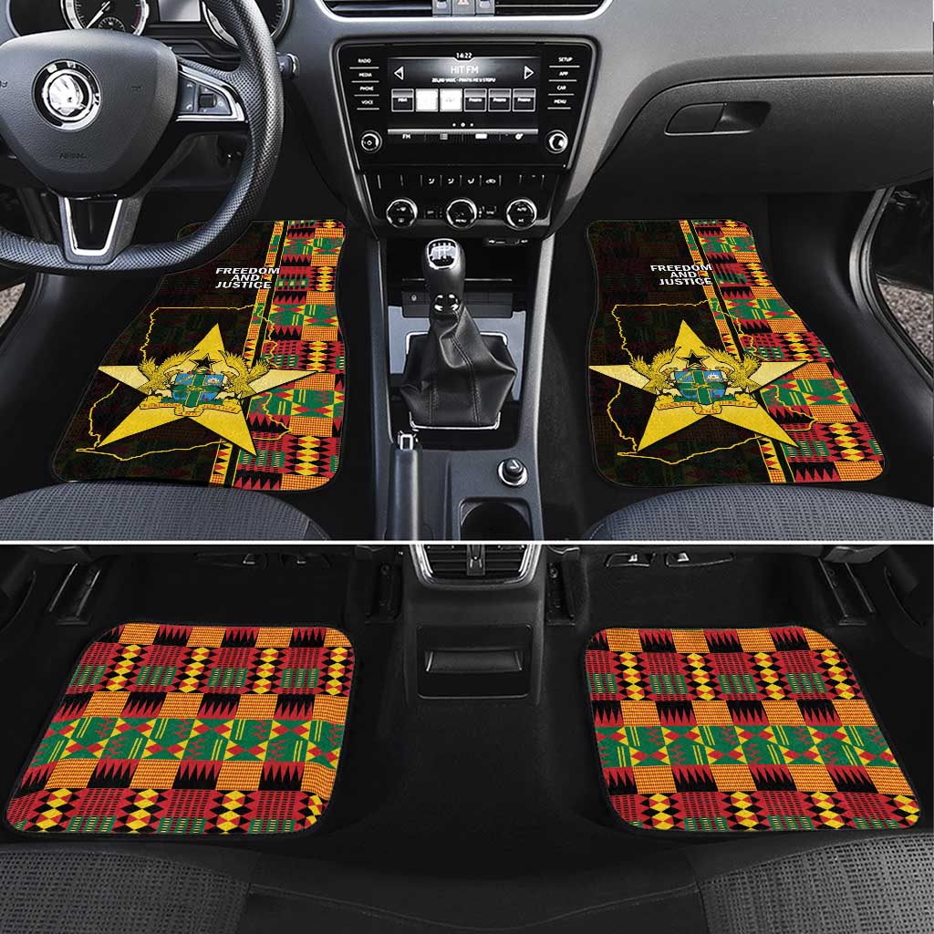 Ghana 1957 Car Mats Independence Anniversary Kente Pattern