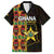 Ghana 1957 Family Matching Long Sleeve Bodycon Dress and Hawaiian Shirt Independence Anniversary Kente Pattern