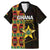 Ghana 1957 Family Matching Mermaid Dress and Hawaiian Shirt Independence Anniversary Kente Pattern