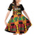 Ghana 1957 Family Matching Off Shoulder Short Dress and Hawaiian Shirt Independence Anniversary Kente Pattern