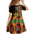 Ghana 1957 Family Matching Off Shoulder Short Dress and Hawaiian Shirt Independence Anniversary Kente Pattern