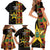 Ghana 1957 Family Matching Short Sleeve Bodycon Dress and Hawaiian Shirt Independence Anniversary Kente Pattern