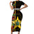 Ghana 1957 Family Matching Short Sleeve Bodycon Dress and Hawaiian Shirt Independence Anniversary Kente Pattern