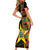 Ghana 1957 Family Matching Short Sleeve Bodycon Dress and Hawaiian Shirt Independence Anniversary Kente Pattern