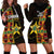 Ghana 1957 Hoodie Dress Independence Anniversary Kente Pattern