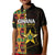 Ghana 1957 Kid Polo Shirt Independence Anniversary Kente Pattern