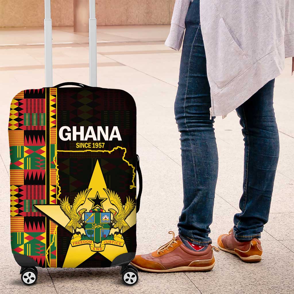 Ghana 1957 Luggage Cover Independence Anniversary Kente Pattern